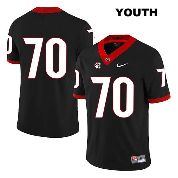 Georgia Bulldogs Youth Warren McClendon #70 NCAA No Name Legend Authentic Black Nike Stitched College Football Jersey BOF0756RM
